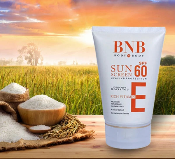 5 In 1 Bnb-rice Whitening And Glowing Facial Kit Sun Screen +face Wash+ Scrub+ Mask +glow Serum 30ml