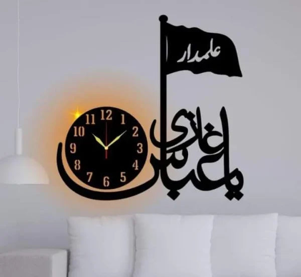 3D New Islamic Wall Clock  decorative Unique Wall Decor Clock For Home Decor Living Room And Offices And For Gifts